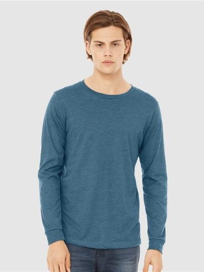 Heather CVC Long Sleeve Tee