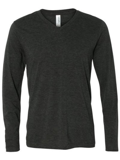 Unisex Long Sleeve V-Neck Tee