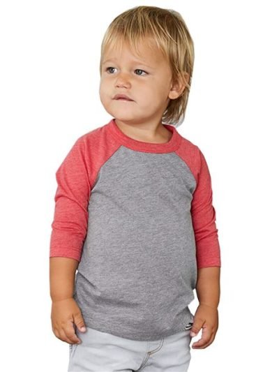 Toddler Three-Quarter Sleeve Baseball Tee