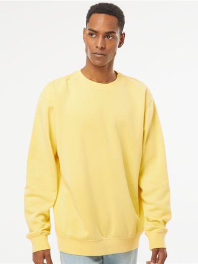 Unisex Midweight Pigment-Dyed Crewneck Sweatshirt