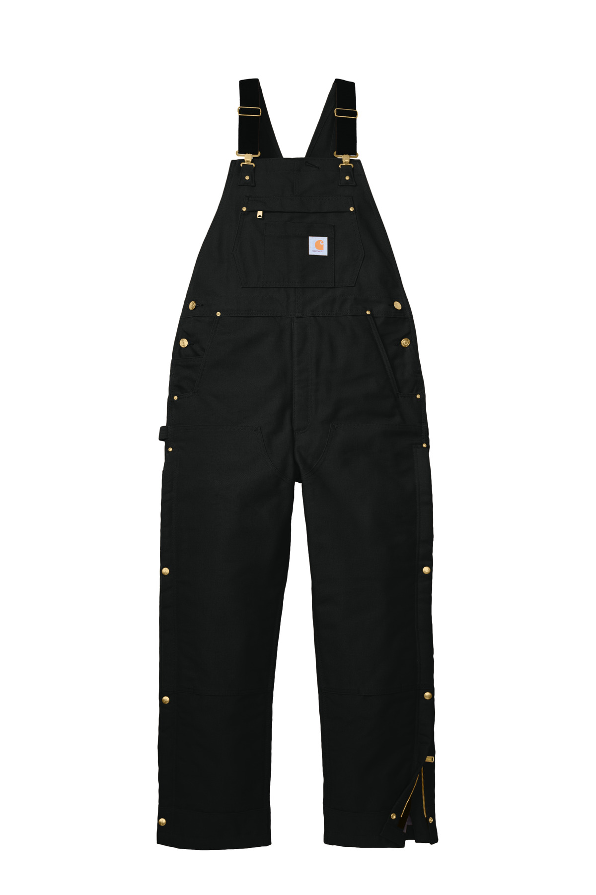 Carhartt ® Tall Firm Duck Insulated Bib Overalls - Image 3