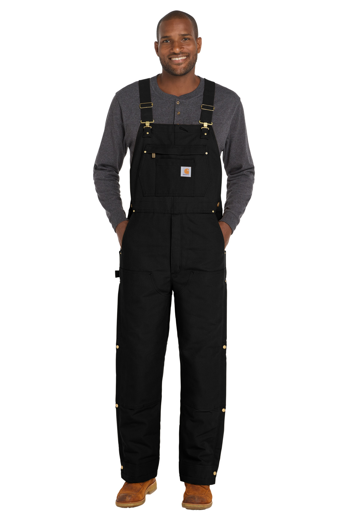 Carhartt ® Tall Firm Duck Insulated Bib Overalls